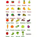 58Pcs Felt Fruits & Vegetables Sorting & Matching Game