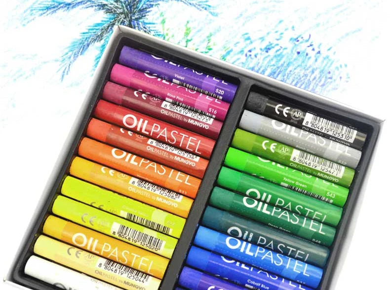 Soft Oil Pastel Dry Metallic Crayons