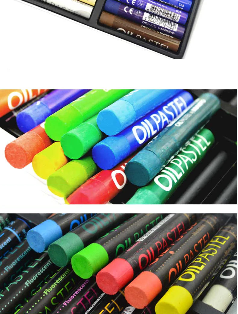 Soft Oil Pastel Dry Metallic Crayons