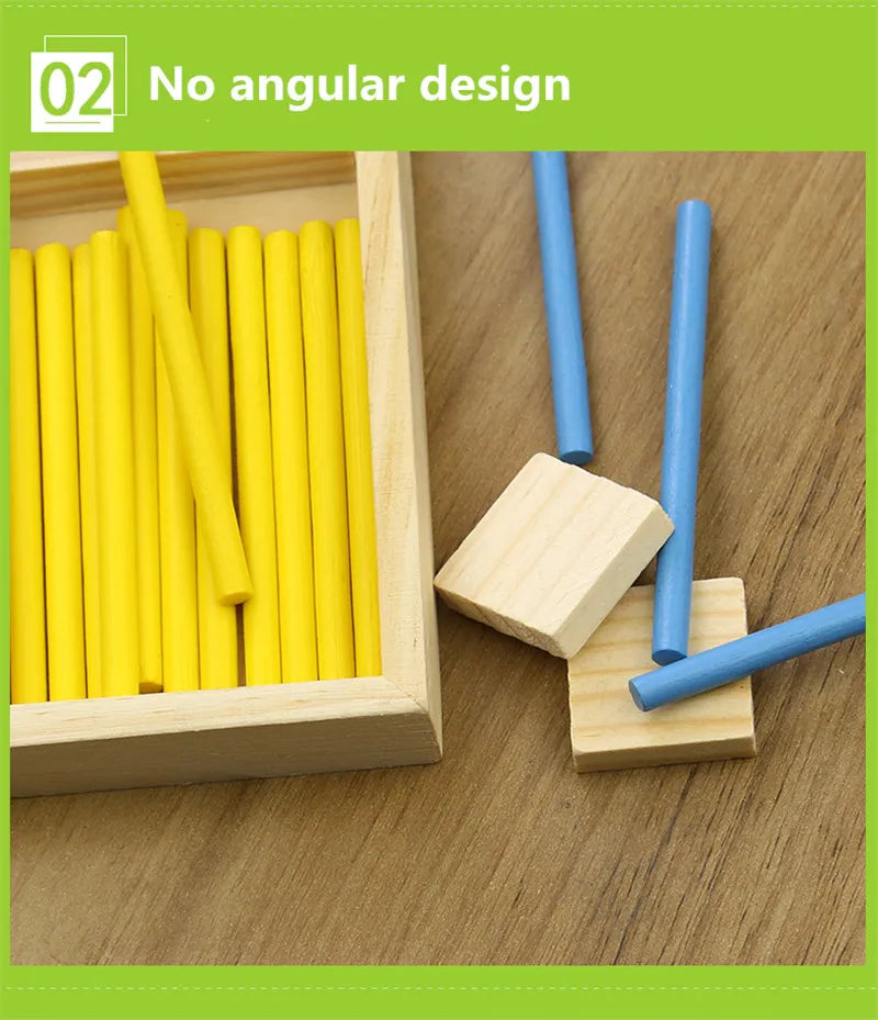 Children Learning Math Wooden Educational Toys