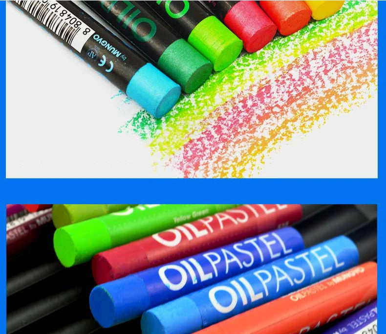 Soft Oil Pastel Dry Metallic Crayons