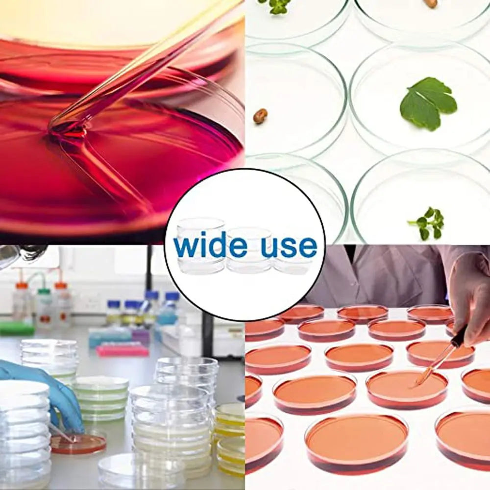 10pcs Plastic Petri Dishes