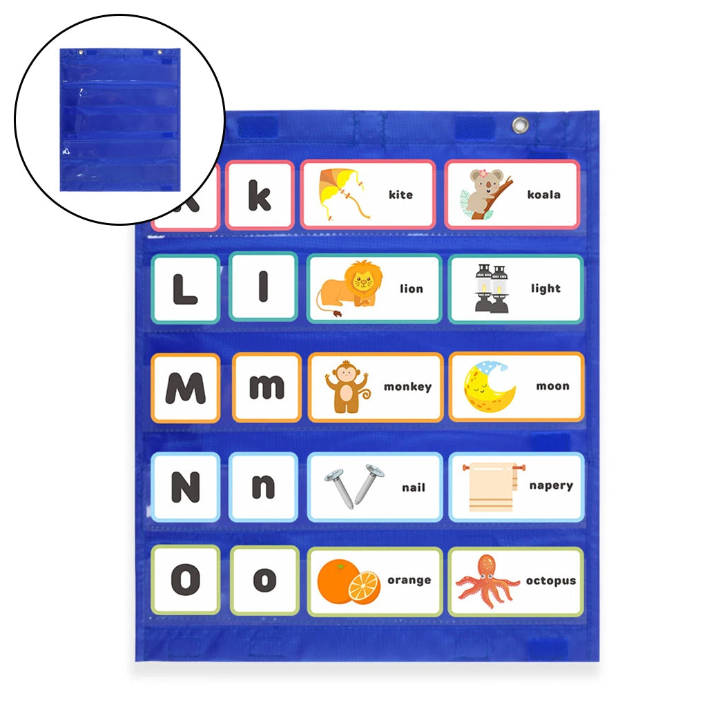 Teacher Class Schedule Magnetic Pocket Chart