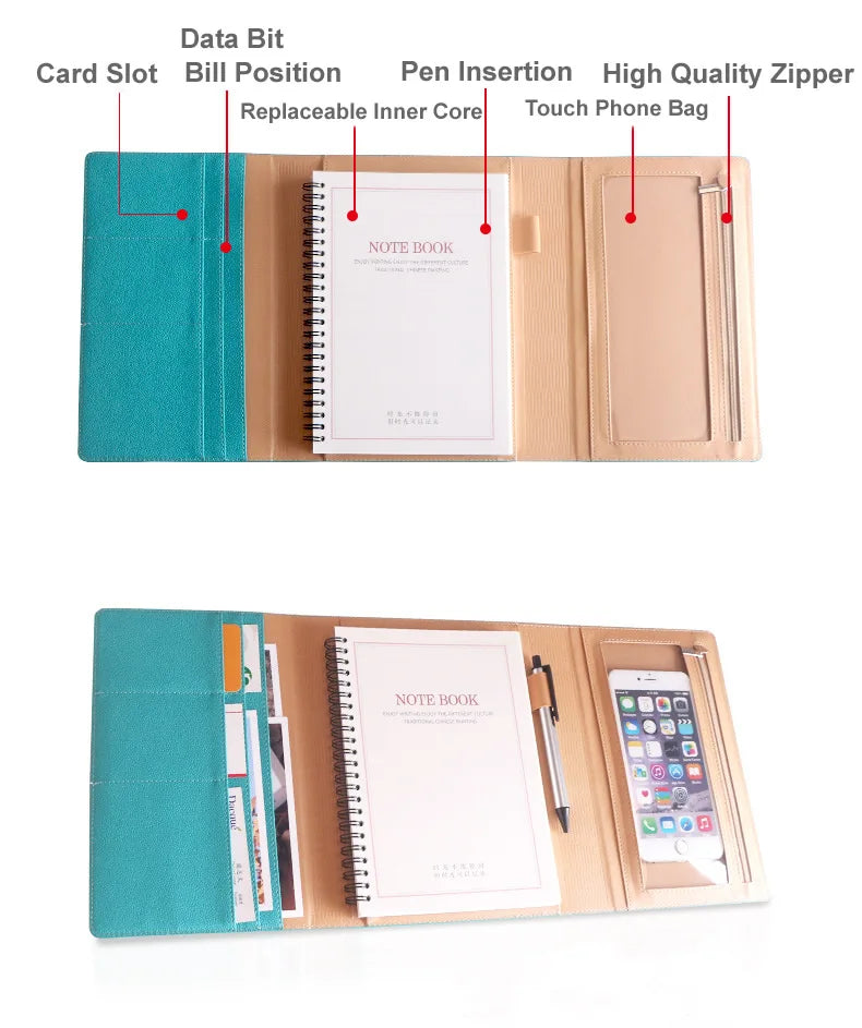 A5 Spiral Planner Bound Notebook