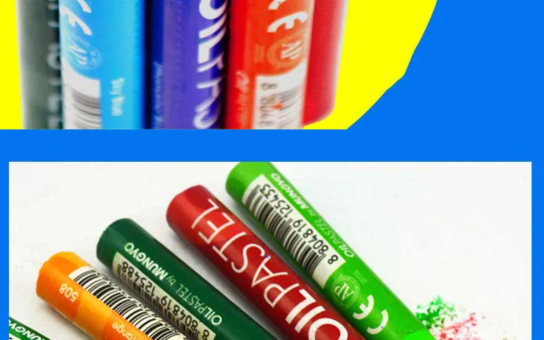 Soft Oil Pastel Dry Metallic Crayons