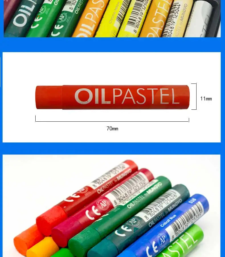 Soft Oil Pastel Dry Metallic Crayons