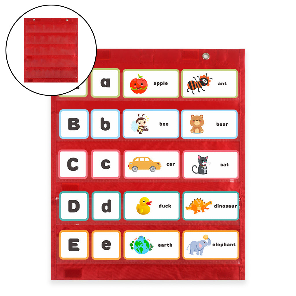 Teacher Class Schedule Magnetic Pocket Chart