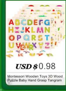 3D Wood Cognitive Jigsaw Puzzle