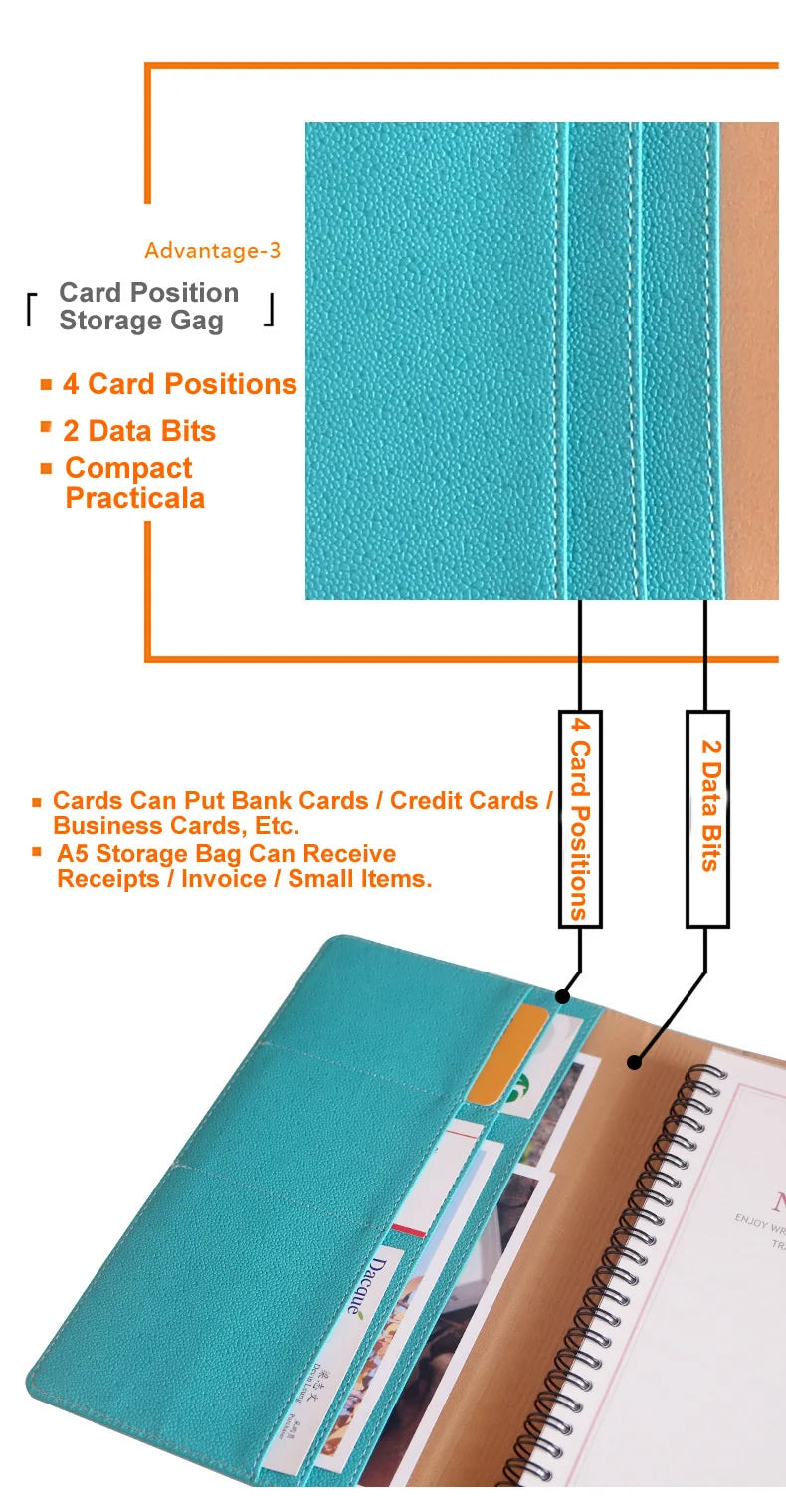 A5 Spiral Planner Bound Notebook