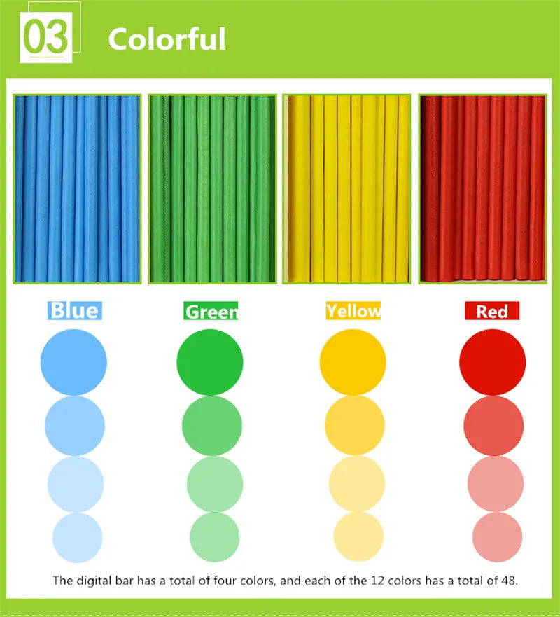 Children Learning Math Wooden Educational Toys