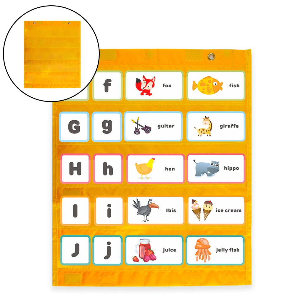 Teacher Class Schedule Magnetic Pocket Chart