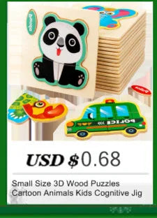 3D Wood Cognitive Jigsaw Puzzle
