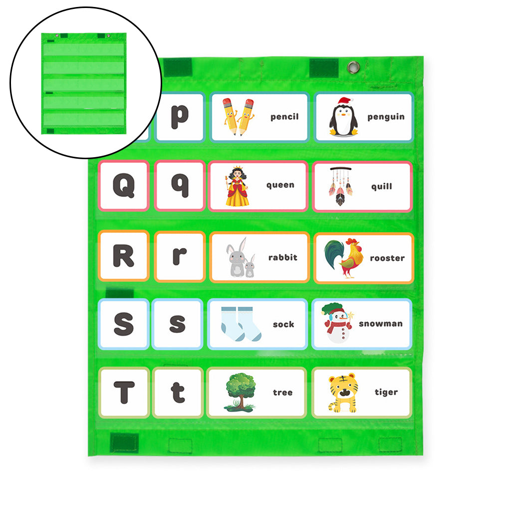 Teacher Class Schedule Magnetic Pocket Chart