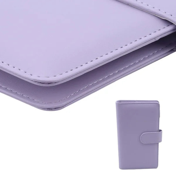 Macaroon Color A6/A5 PU Leather DIY Binder Notebook Cover