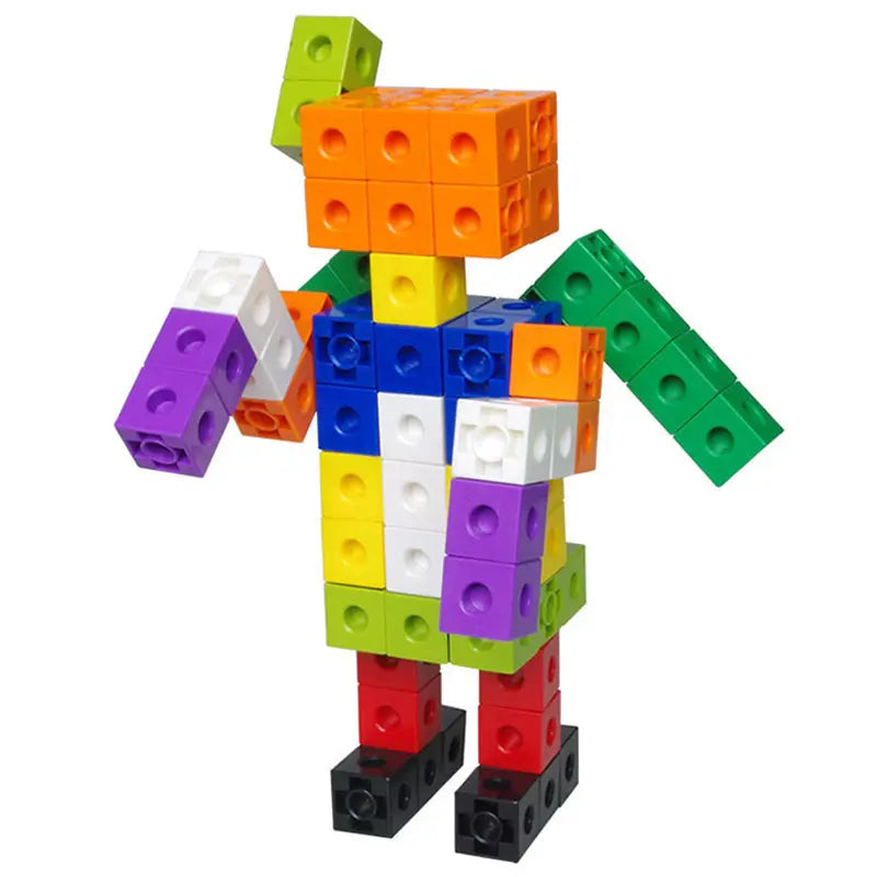 100pcs 10colors Multilink Linking Counting Cubes