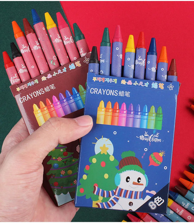 96 pcs(12 Boxes) Color Crayons Set