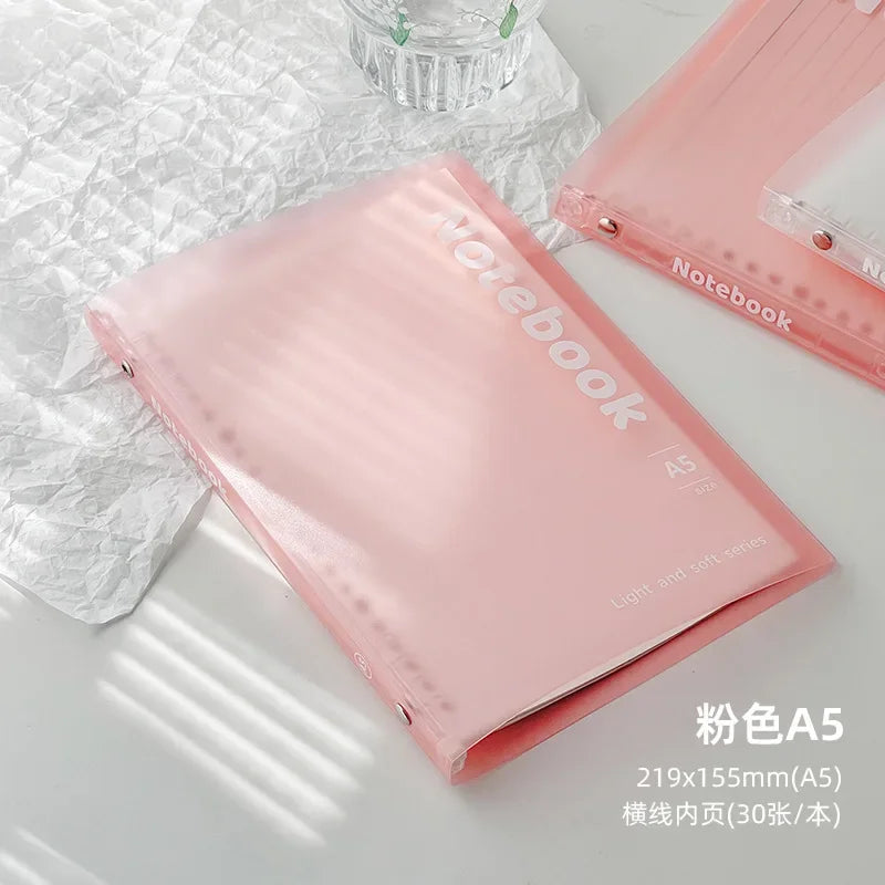 A5/B5 Binder Notebook Loose Leaf 30 Sheets