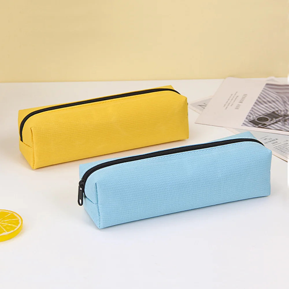Solid Color Simple Pencil Bags