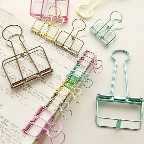 2-10 Pcs Binder Clips Page Holders