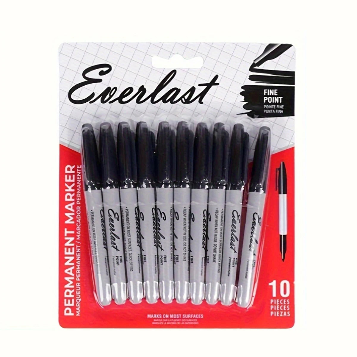 10pcs Colorful Permanent Markers