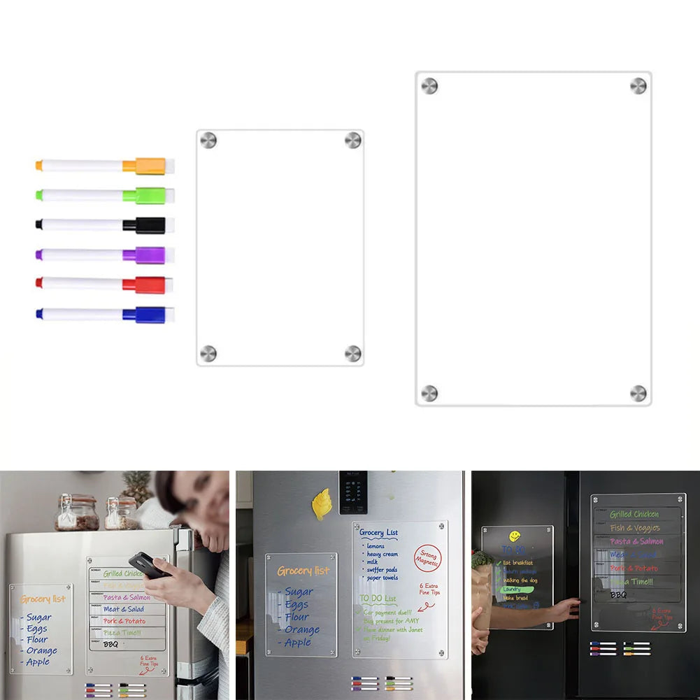 Clear Acrylic Magnetic Calendar