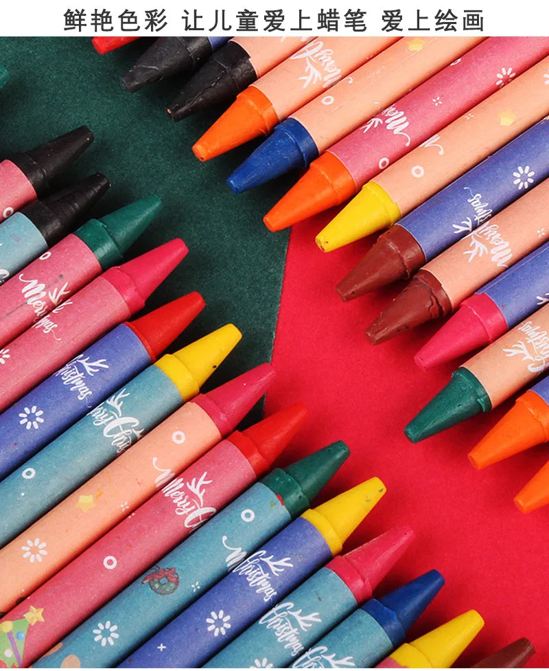 96 pcs(12 Boxes) Color Crayons Set