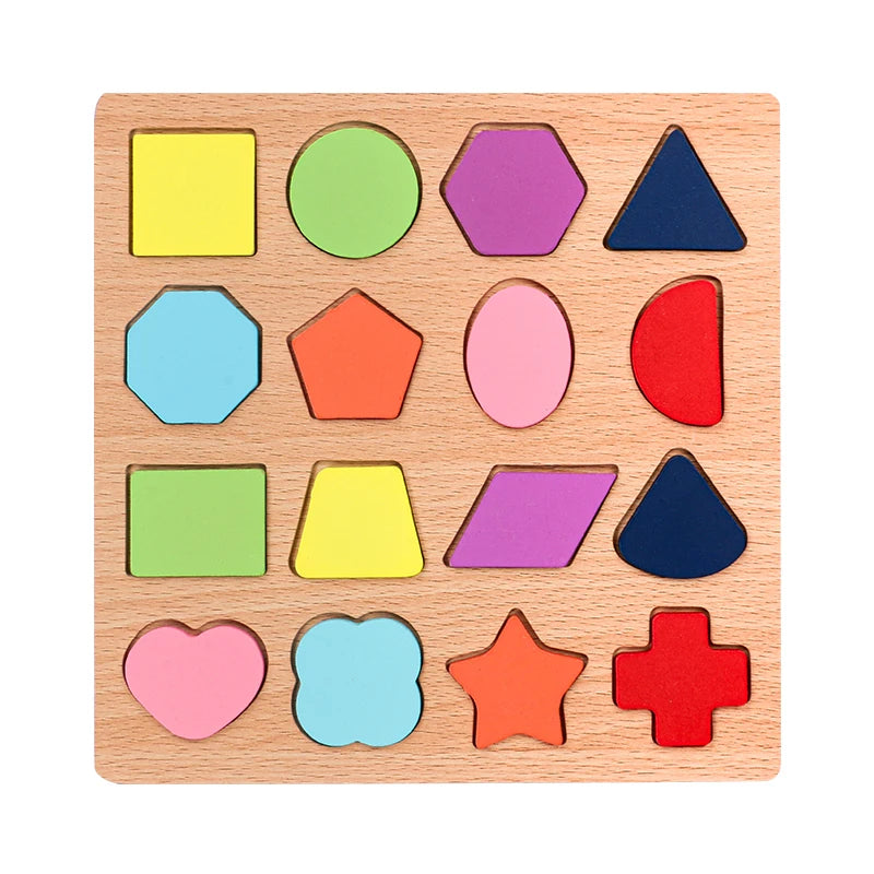 Kids Alphabetic Arithmetic Wooden Puzzle