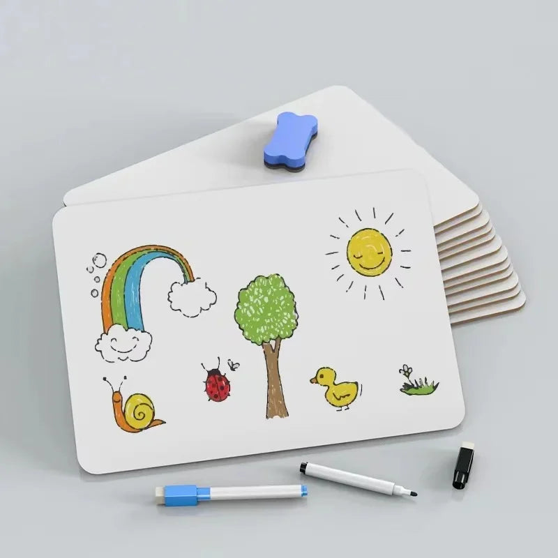 Double-Sided Mini Whiteboard for Kids