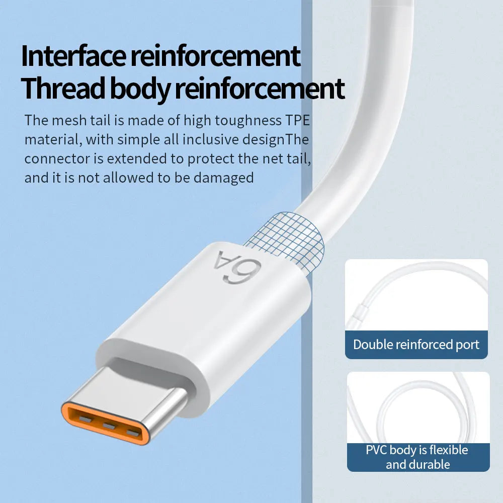 6A USB C Charging Cable