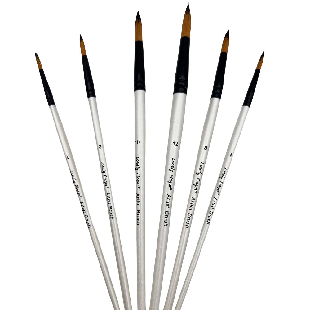 6pcs Paint Brushes Set