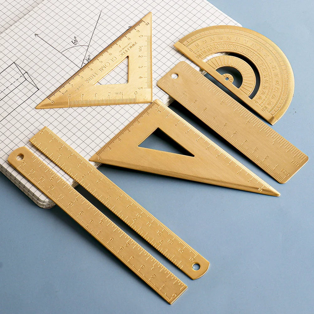 Creative Metal Brass Math Utensils
