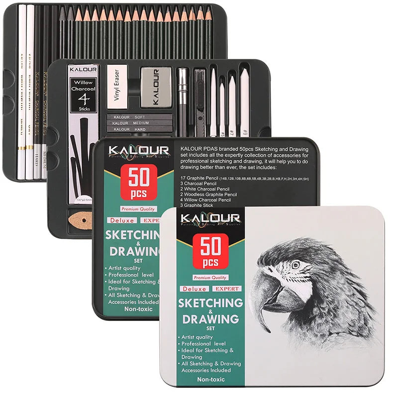 KALOUR Pro Sketching Pencil Set