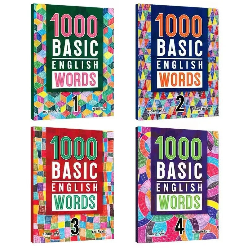 4 Books 1000/2000 Core English Words