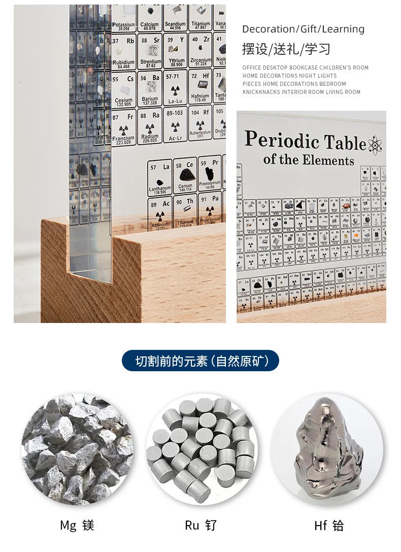 Middle School Chemistry 3D Periodic Table Model