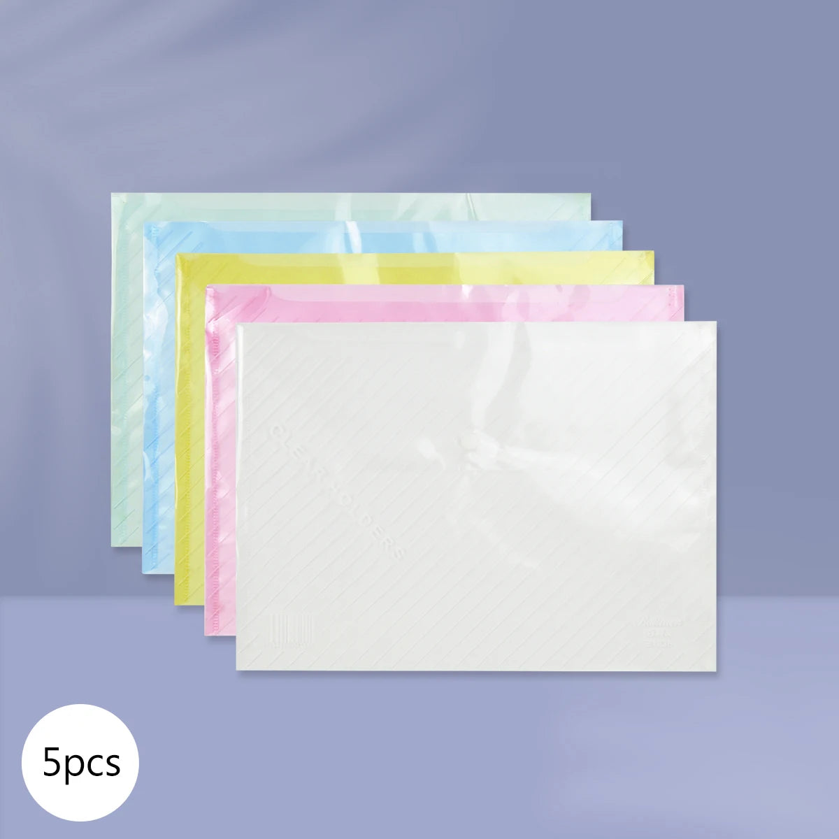 5/25PCS Morandi Color Document Bag
