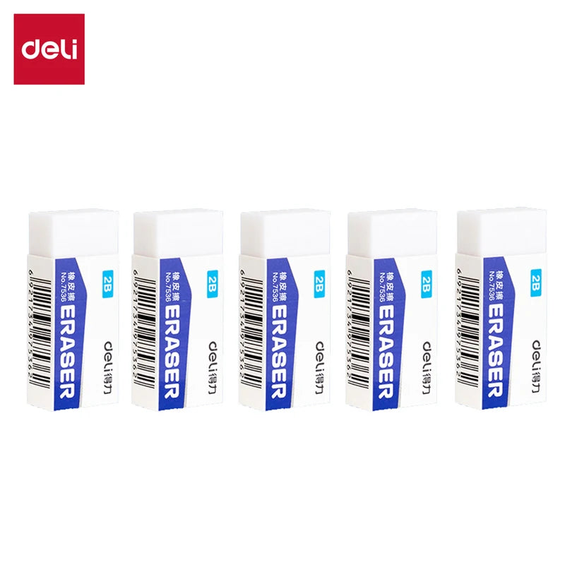 Deli 2B White Erasers