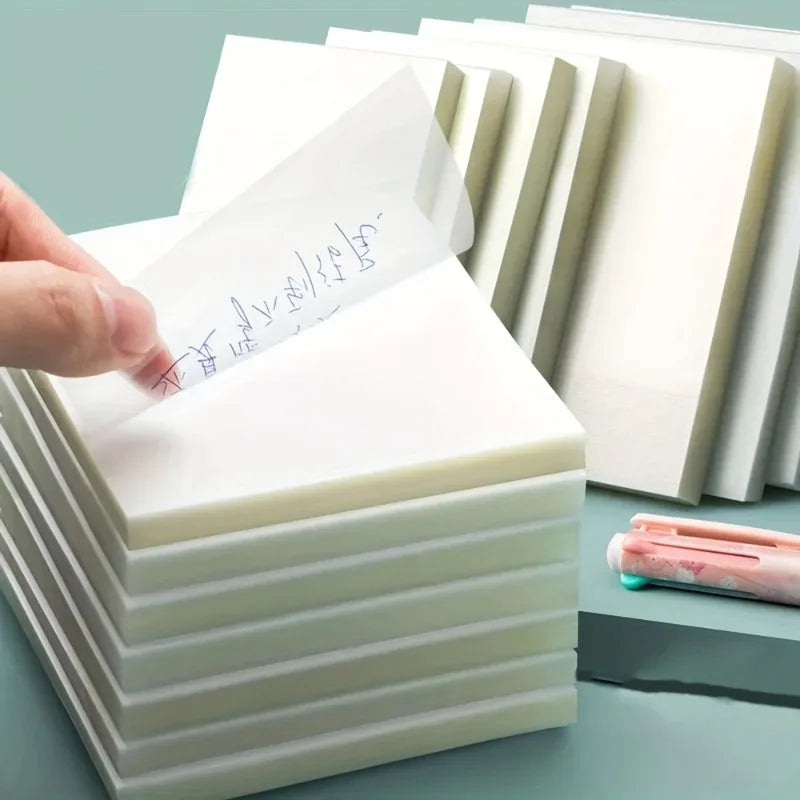 50 Sheets Transparent Sticky Note Pads