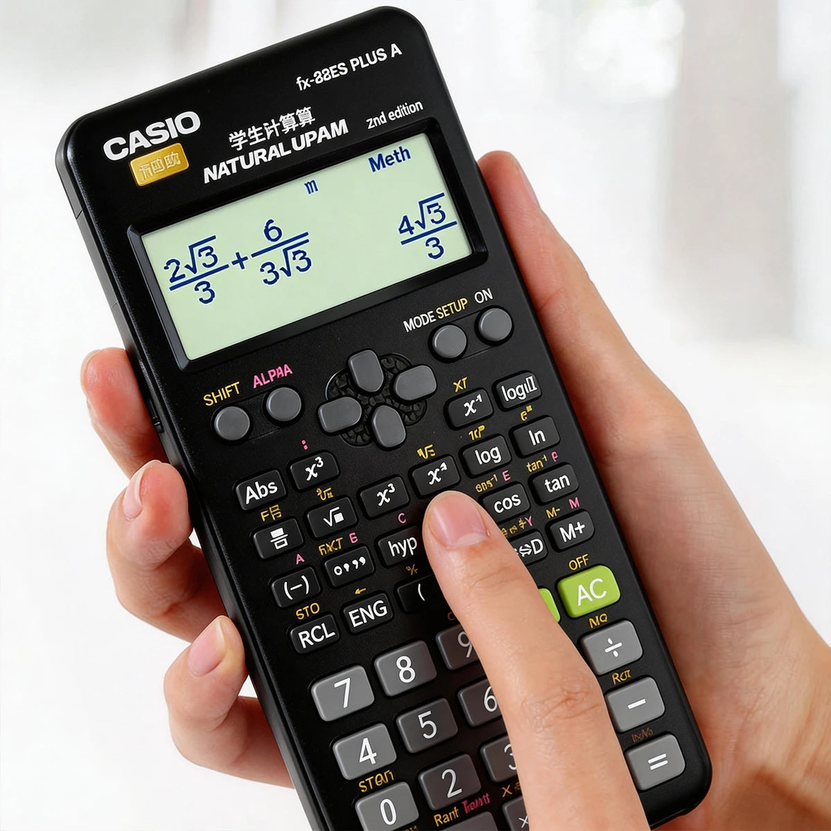 Casio Genuine FX-82ES Multifunction Scientific Calculator