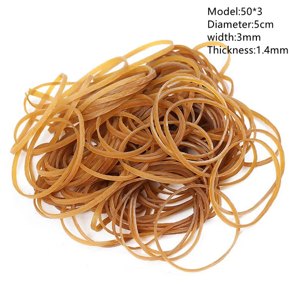100 Pcs Various size Elastic Rubber Bands