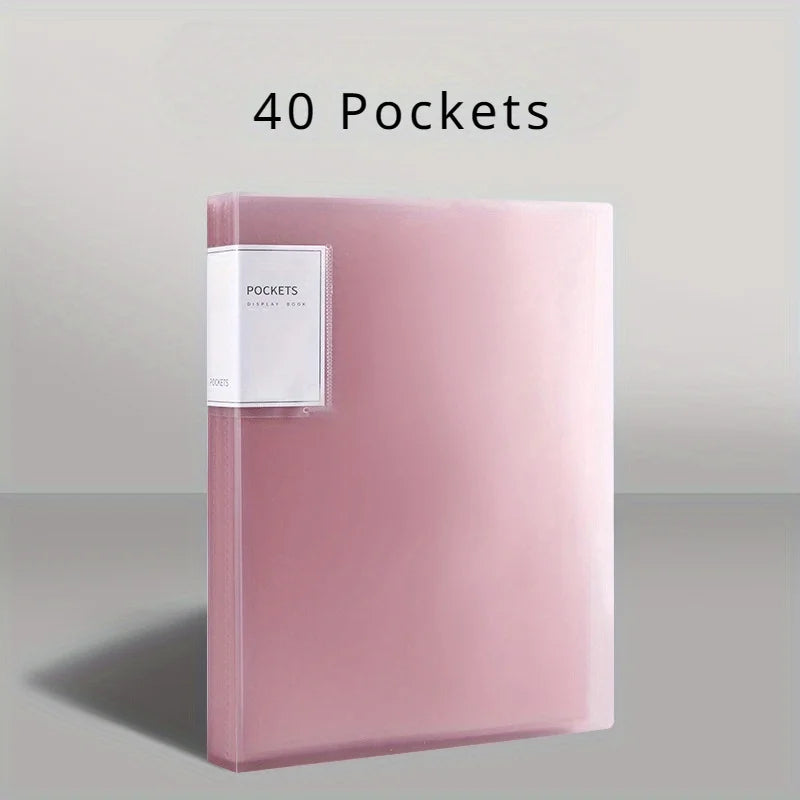 Transparent Insert Folder Album Storage Folder