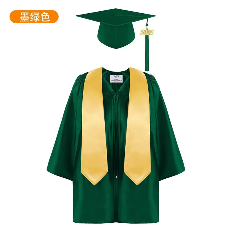 Kids Graduation Gown Cap