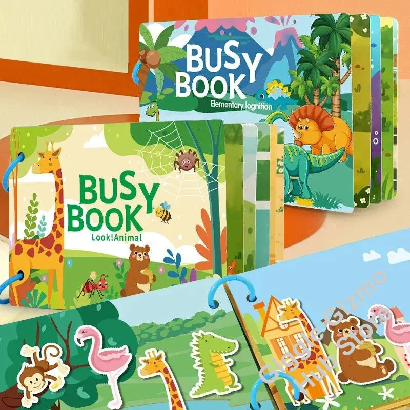 Busy Book for Toddlers Ages 2-6