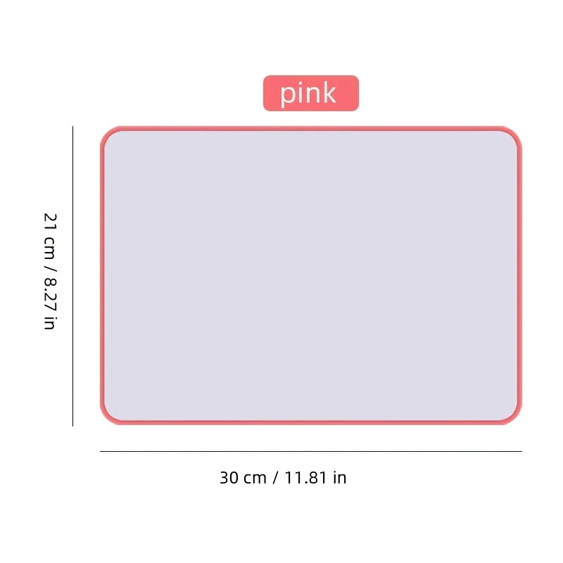 1pc Erasable Dual-Sided Mini Whiteboard