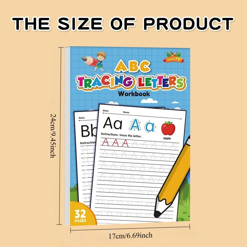 32-Page Children's Handwriting Practice Book