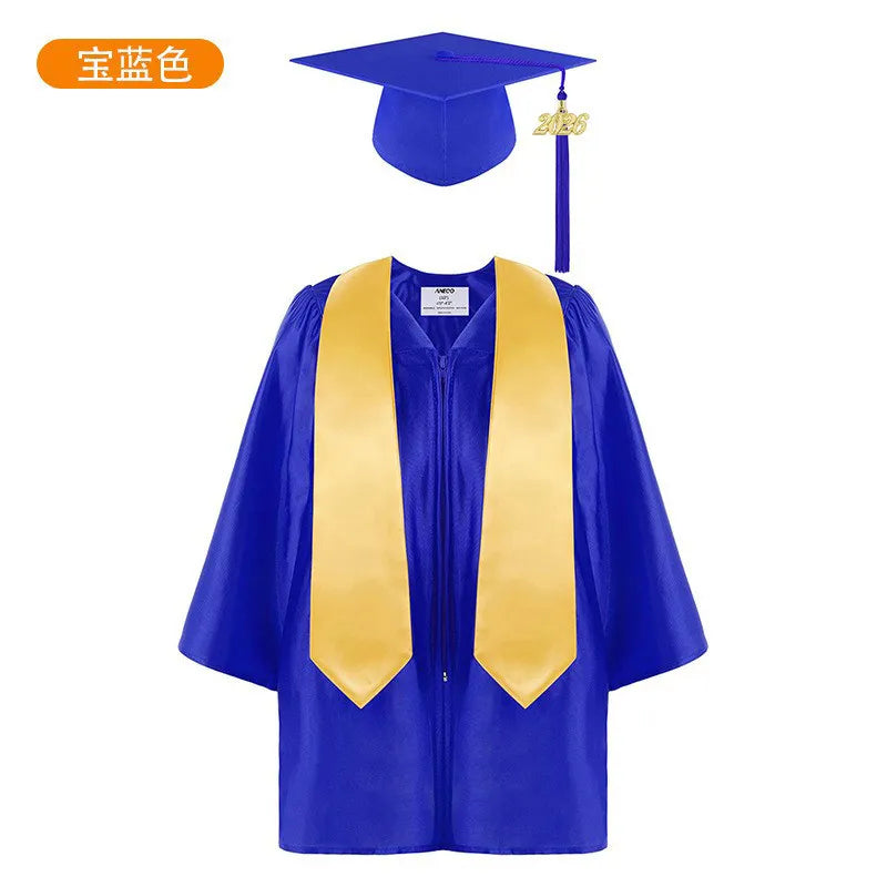 Kids Graduation Gown Cap