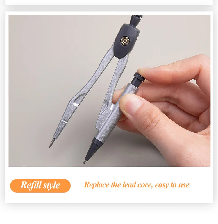 8 Pcs/Set Compass Ruler Set