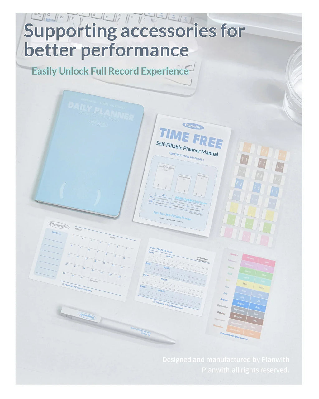 2026 Plan with Daily Agenda Weekly Plan Book
