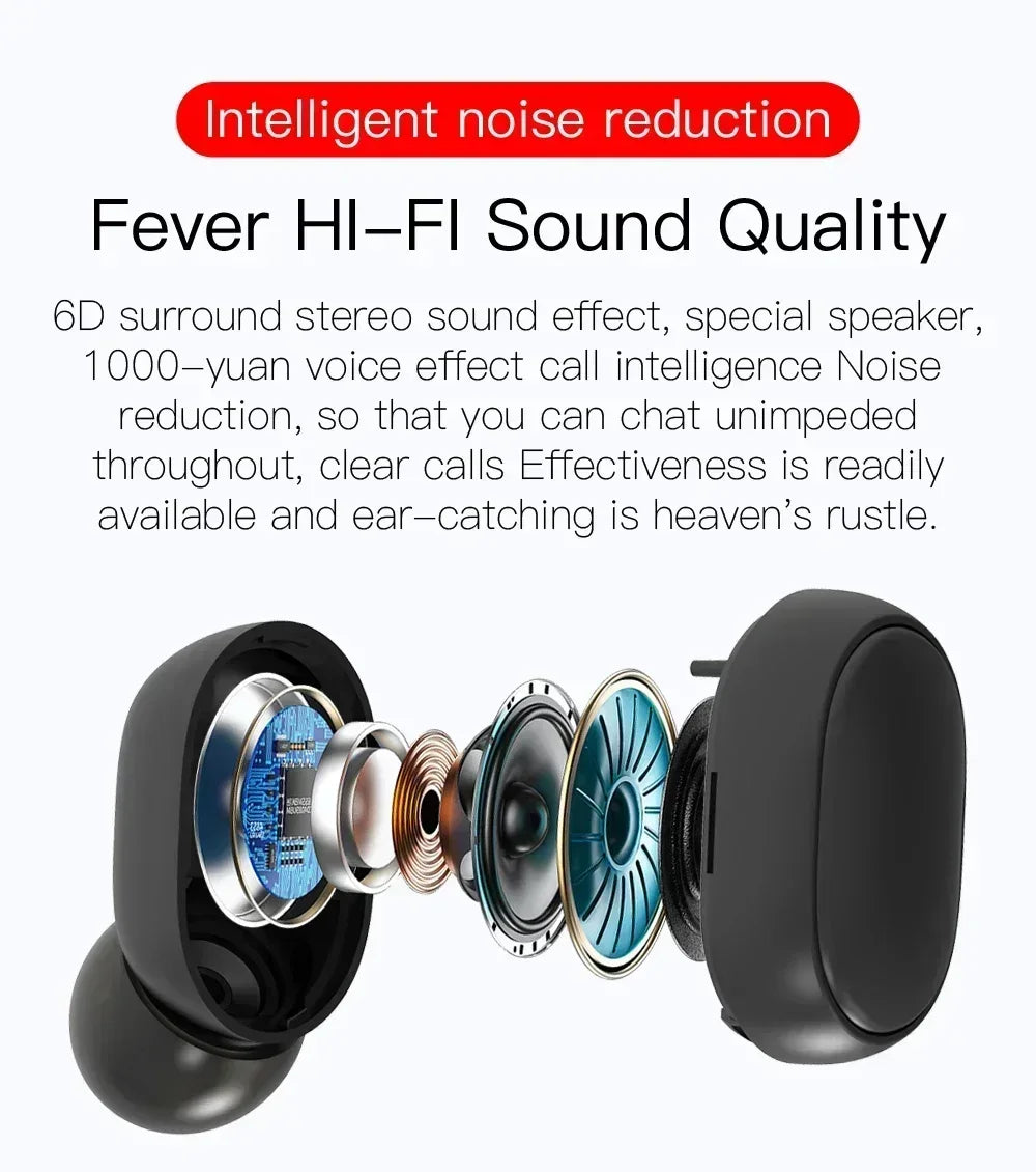E6S Wireless Bluetooth Earphones