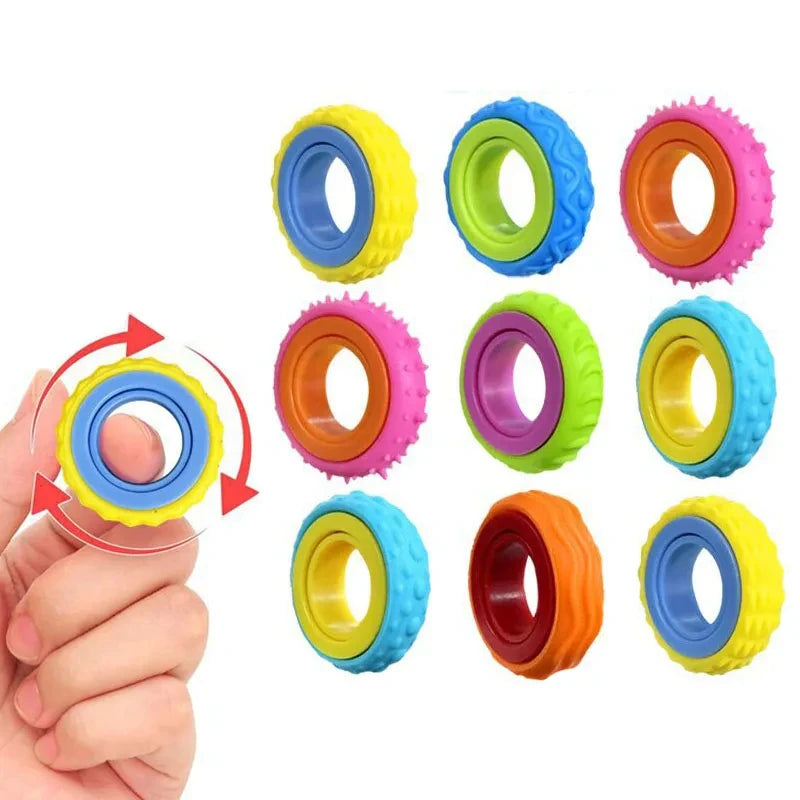 Rotating Fidget Ring Sensory Finger Spinners