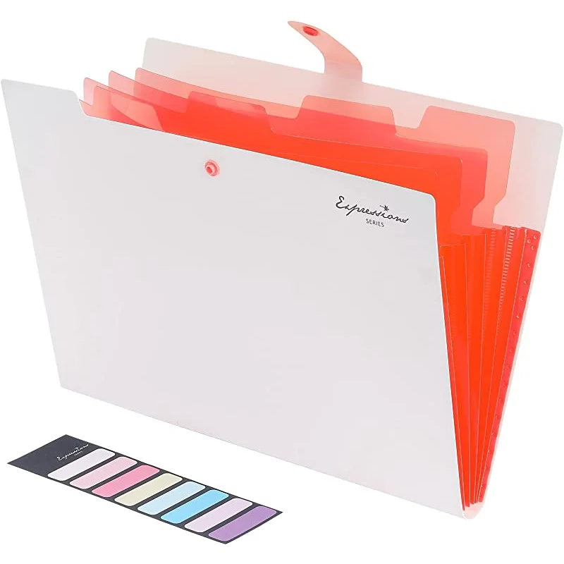 Expanding File Folder with 5 Pocket Folders